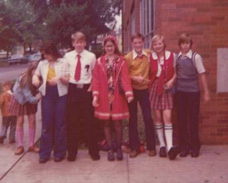 last day of 8th grade St. Hyacinth 1975
