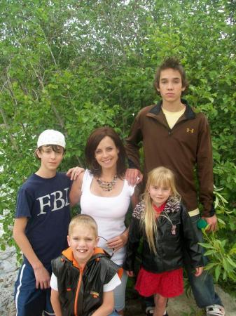 My daughter, Brandi and her 4 kids