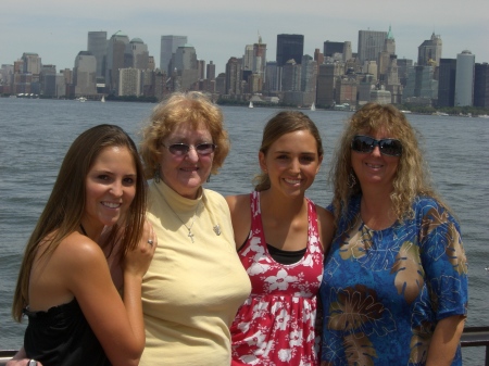 Mom & my 2 girls in NY