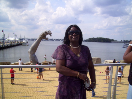 Me at the National Harbor after the cruise