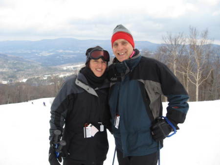 Lisa & Len at Sugarbush March 2009