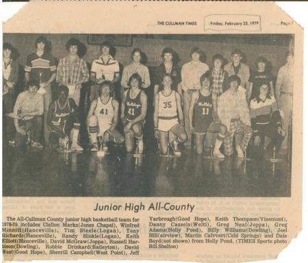 CULLMAN CO JR HIGH ALL-COUNTY