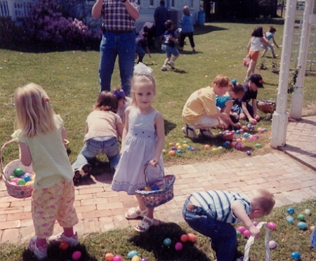 Genevieve at Easter Egg Hunt