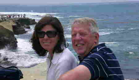 Rita and me at La Jolla Cove 2009