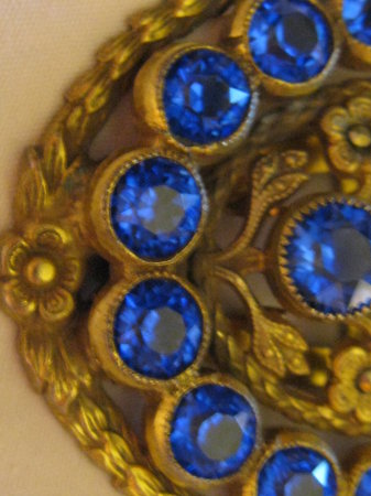 Art Nouveau Brooch Cechz Stones