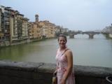 In Florence...just before it started to rain!