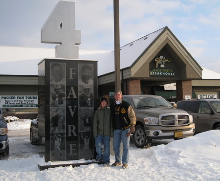 Brett Favres Steak House prior to dinner