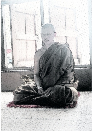 Hinh ordained as a forest monk - Khao Yai