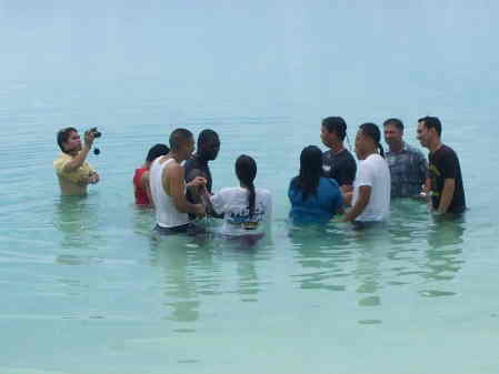 Baptism in the Indian Ocean