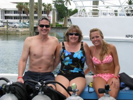 Bahamas 2009  -- Steve, me and Hannah