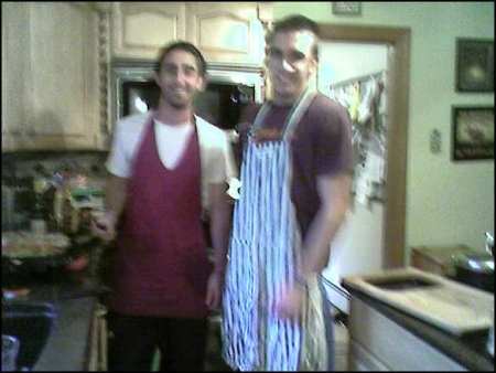 andrew & alec cooking on mother's day!