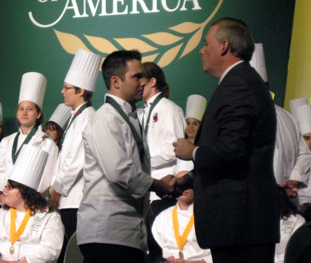 Culinary Institute of America graduation.