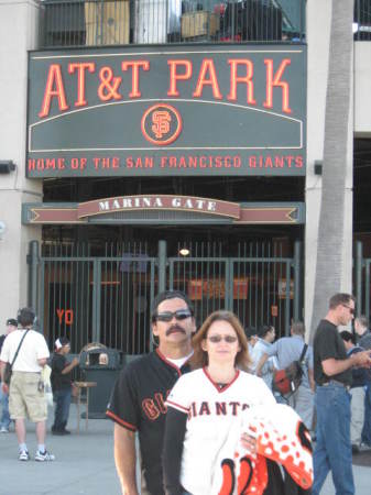 At the giants game