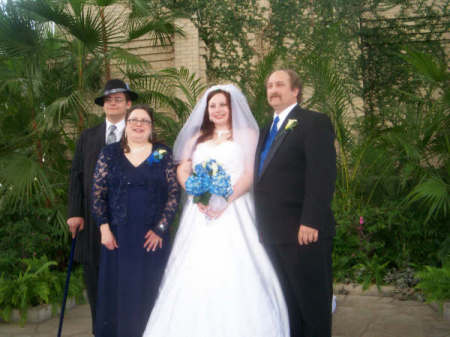 The family on Katies Wedding Day 3/21/2009