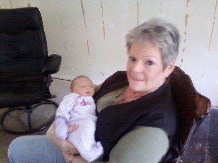 Me and Amaya great grandbaby