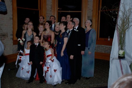 Bride's side of the family  photo
