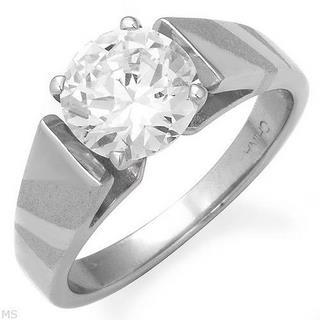 Cubic zirconia Well Made in Solid 925 Sterling