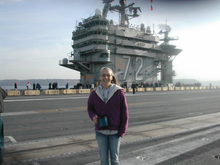 USS Abraham Lincoln family day