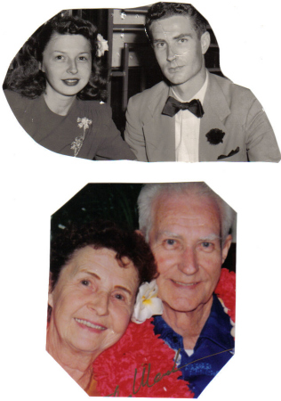 Betty and Ervin McGinley, 1944 and 1995