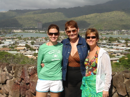Mom Sis and I in Hawaii