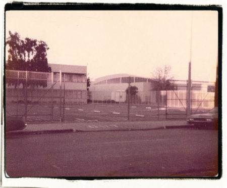 Poly parking lot. 1974