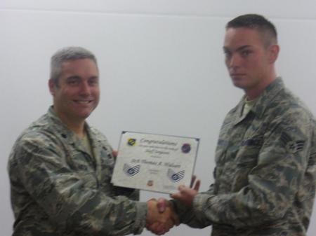 my son tray in the air force.promoted to sgt.