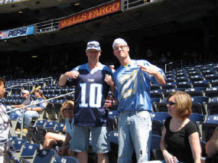 Titans Pride in Chargers Stadium