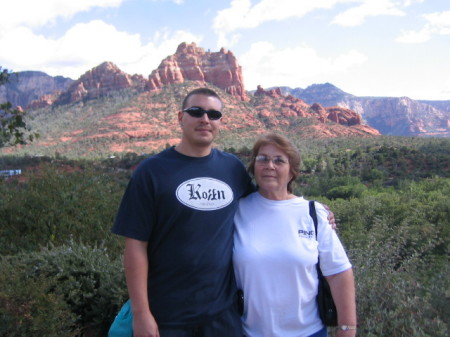 Andy and mom Dora