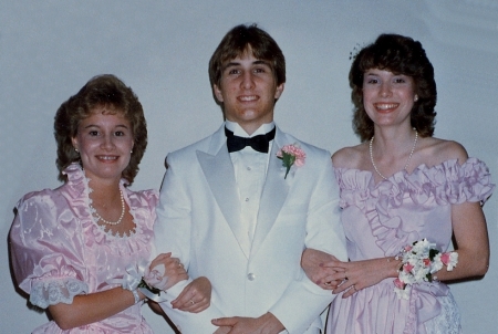 Sherri, Kevin and Wendy - Prom 1985