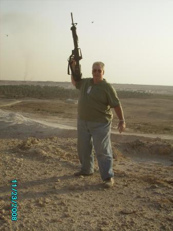 The Stevenator at Al Asad Air Base, Iraq