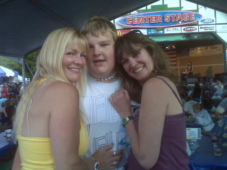 me, Connor(16) and Judy at concert