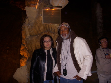 Me and Hubby Nov 09 Luray Caverns