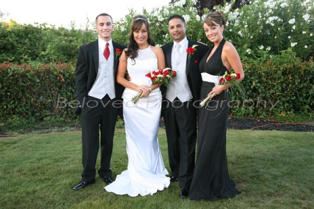 Pix of my kids & Art & I at our wedding!