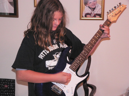 Sierra with guitar