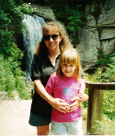 with daughter at Pisqua Nat'l Forest