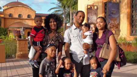 Me with my son Lamont and his family