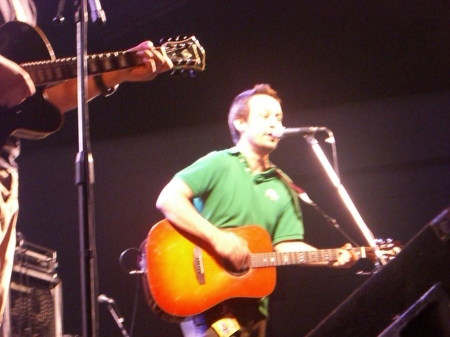 Bryan on stage