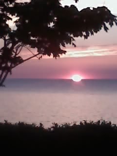 Sunset off of Lake Ontario