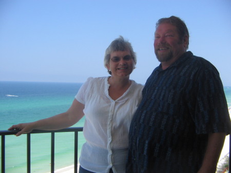 Dave & Carrie June 2009 on the balcony