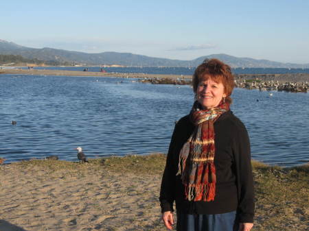 Sheila at the beach in Santa Barbara, CA