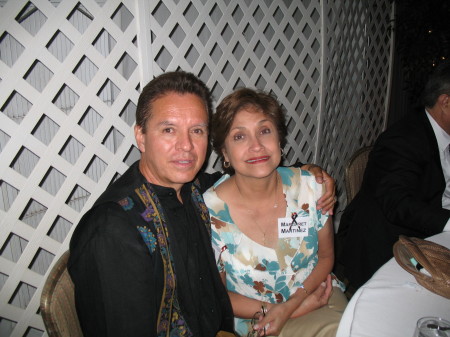 Anold Martinez and wife