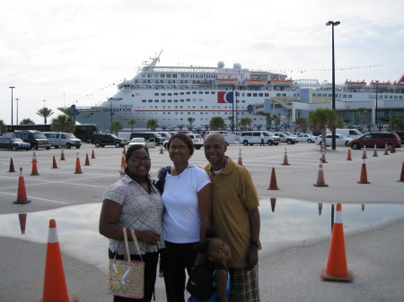 ABOUT TO BOARD SHIP TO BAHAMAS