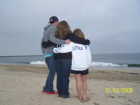 My kids at Seal Beach