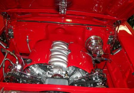 57 Chevy Ragtop Engine