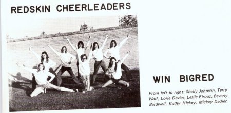 Redskins Cheerleaders 1973?