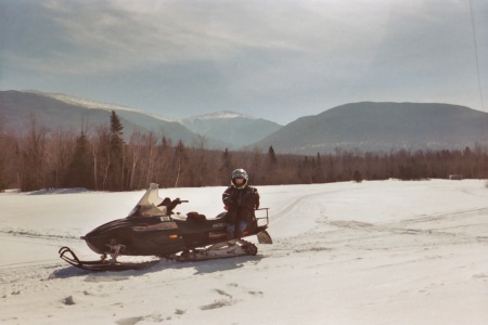snowmobiling in NH White Mountains