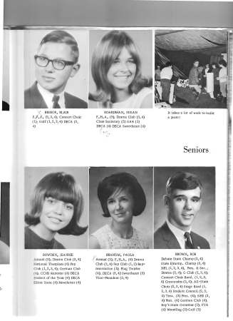 CCHS Yearbook Page 1967