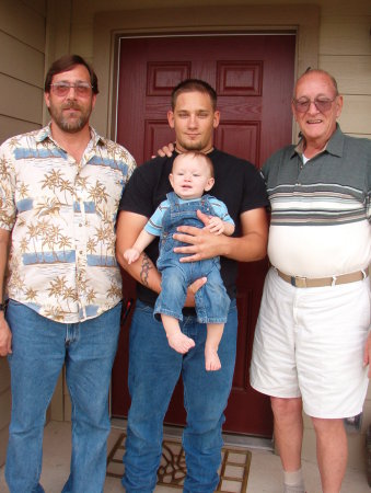 4 Generations of Goodin Men