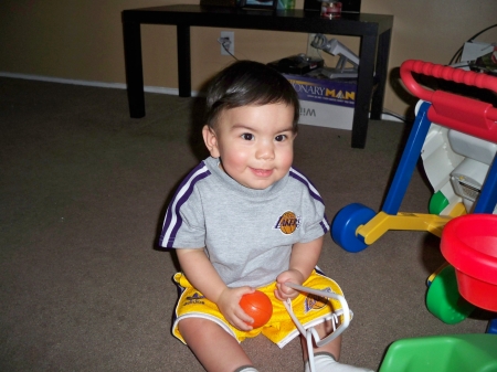 Littlest Laker Fan Jan 2010