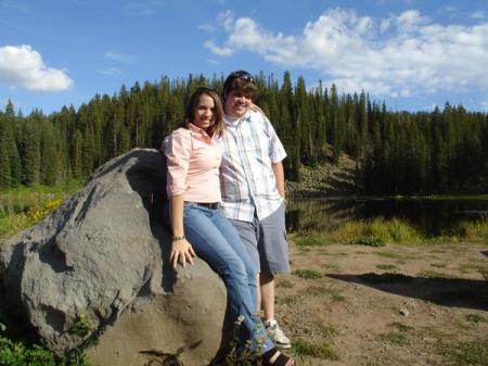 My oldest daughter and her fiance - Aug 2006